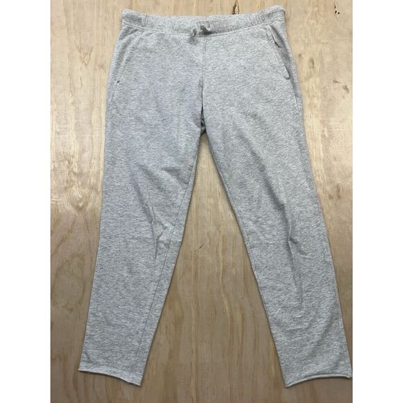 Frank & Eileen Sweatpants Tee Lab Small Heather Gray Raw Hem Joggers Draw String - Picture 1 of 8